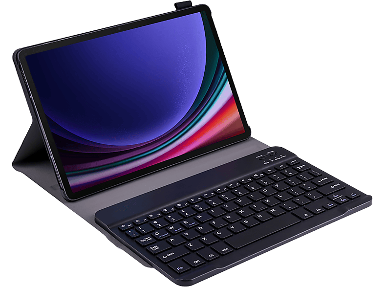 Just In Case Keyboard Cover Qwerty for Samsung Galaxy Tab S10 FE / S9 FE / S9 Black
