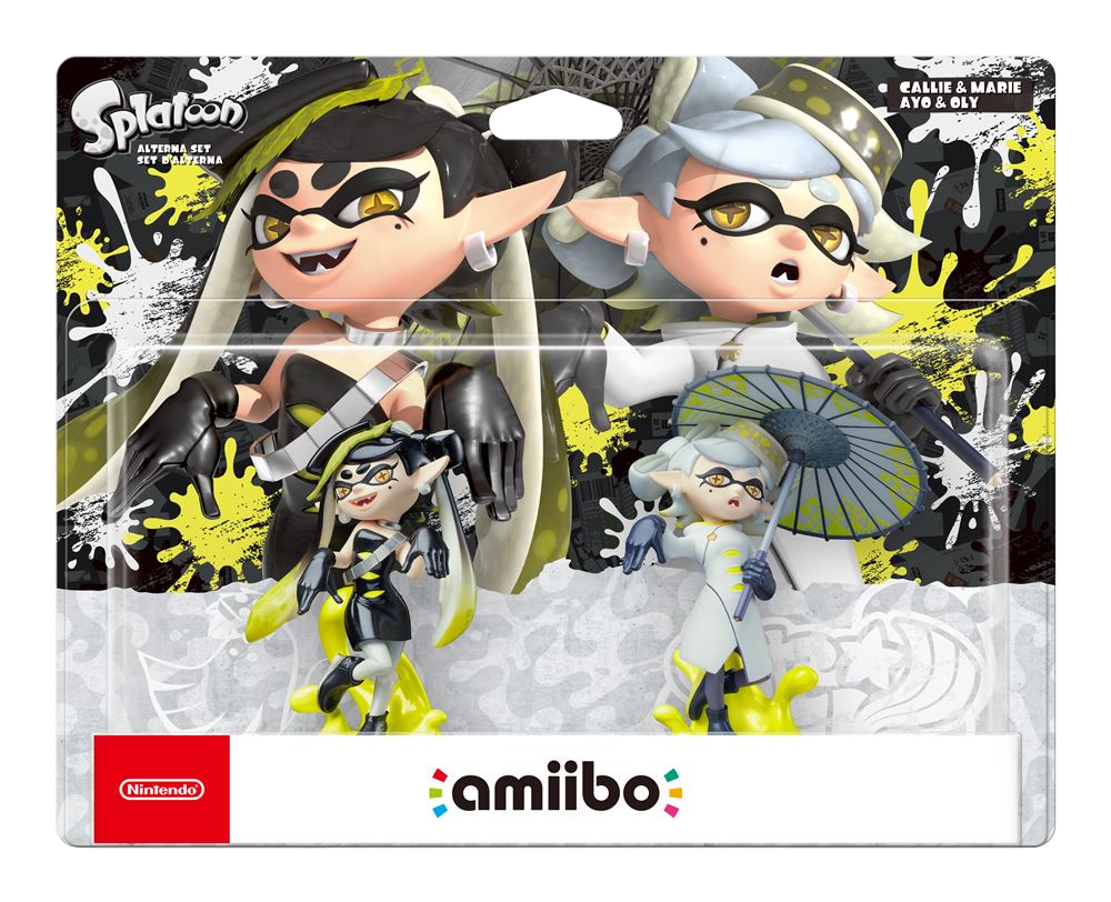 Set d'Alterna Nintendo Amiibo Ayo et Oly Collection Splatoon