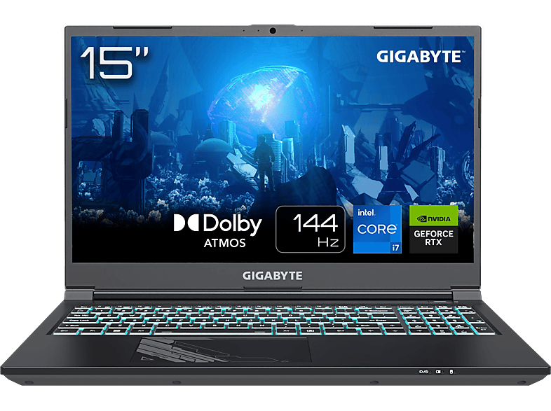Gigabyte G5 KF 2024, 15.6 Full-HD, Intel® Core™ i7-13620H, 16GB RAM, 1TB SSD, GeForce RTX™ 4060