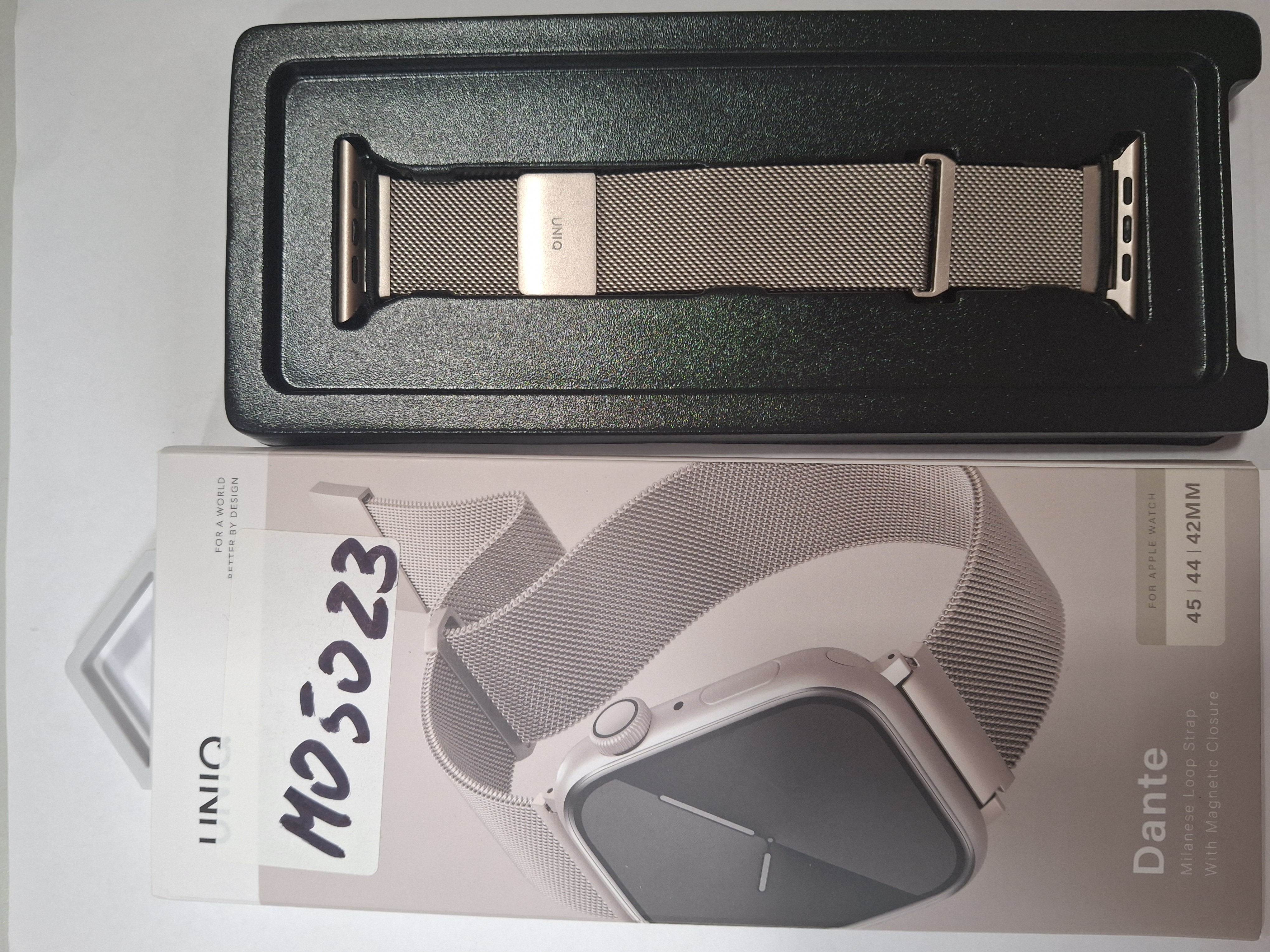 OUTLET - Pasek UNIQ Dante do Apple Watch 42/44/45mm Starlight UNIQ-45MM-DANSLGT