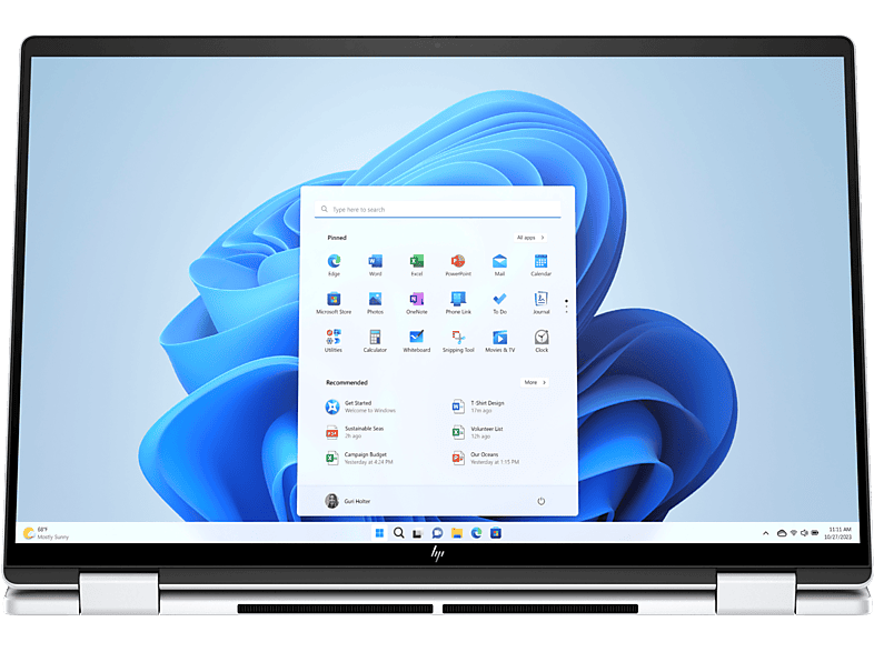 Portátil - HP 2 en 1 Envy x360 16-ac0002ns, 16" 2.8K, Intel® Core™ Ultra 7-155H, 16GB RAM, 1TB SSD, Gráficos Intel®, Windows 11 H, Plata