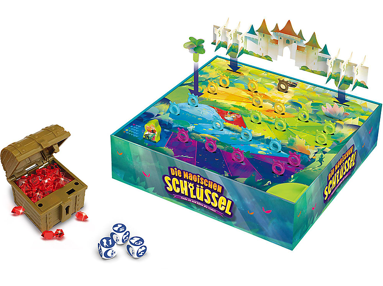 CARLETTO Die Magischen Schlüssel Kinderspiel Mehrfarbig