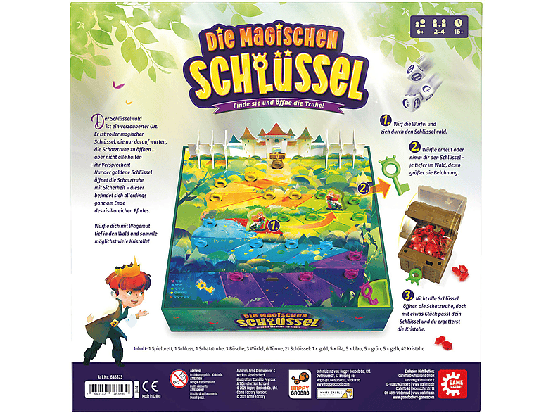 CARLETTO Die Magischen Schlüssel Kinderspiel Mehrfarbig