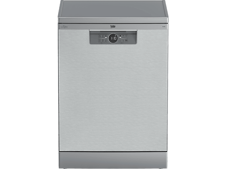 REACONDICIONADO Seminuevo Funcional Lavavajillas - Beko BDFN26430X, 14 Servicios, 6 Programas, 60 cm Ancho, SelFit, SteamGloss, Inox