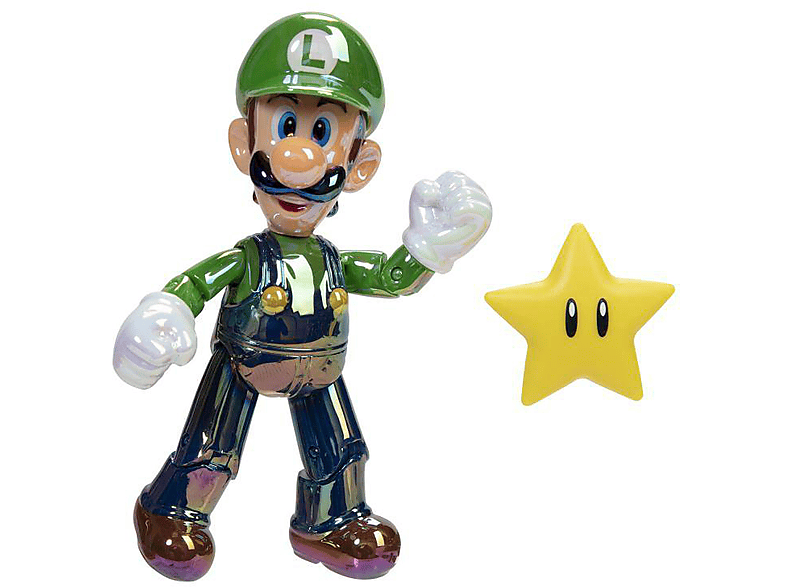 JAKKS PACIFIC Super Mario - Luigi Stern 10 cm Spielfigur
