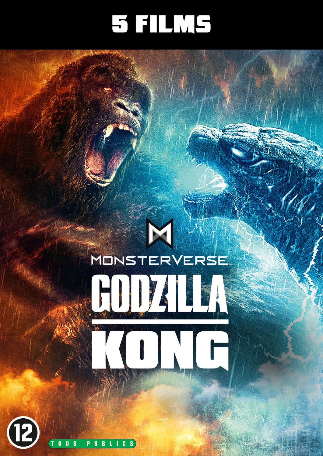 Godzilla vs. Kong movie poster with the title Godzilla vs Kong.
