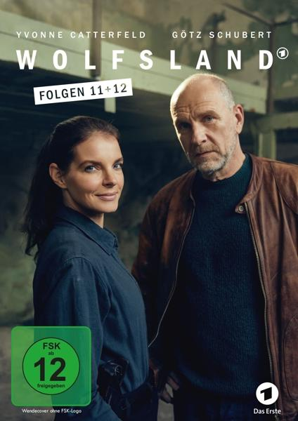 Filmposter für Wolfsland mit zwei Personen. Eine Frau und ein Mann, Text darüber.
