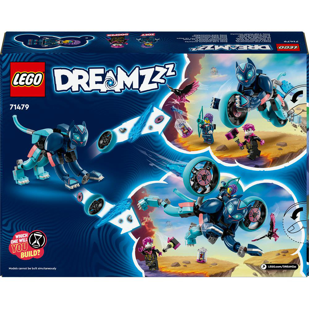 Eine Lego Dreamzzz-Set-Box. Die Box zeigt Charaktere und Modelle des Lego-Sets. Das Set ist Death Star.