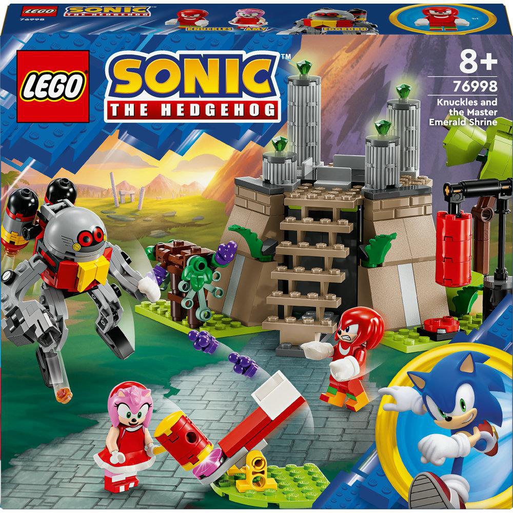 LEGO Sonic The Hedgehog Set-Box mit Figuren.