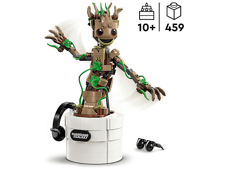 Thumbnail - LEGO Super Heroes 76297 Tanzender Groot Bausatz, Mehrfarbig