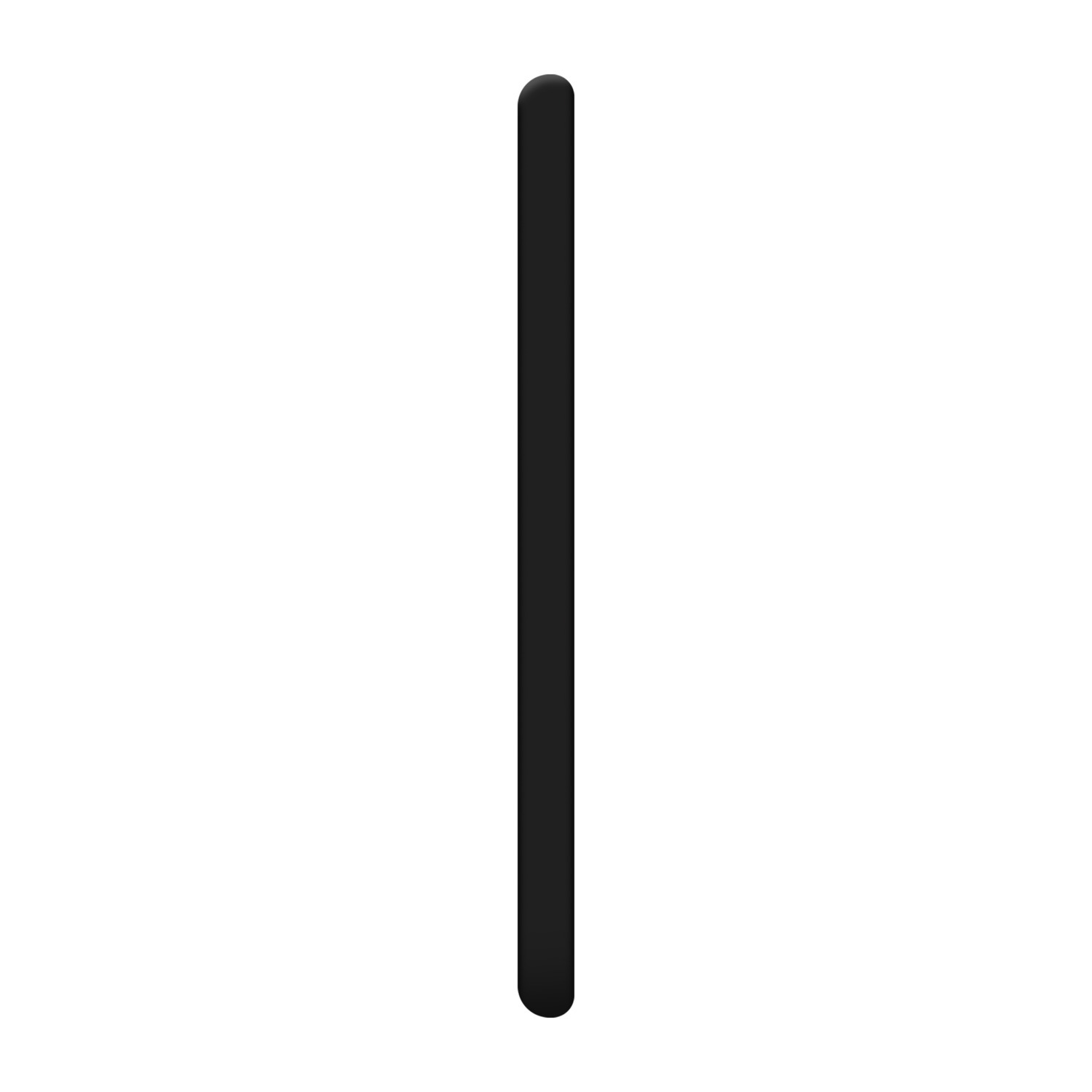 Une ligne noire verticale sur fond blanc. C'est une image simple et minimaliste.