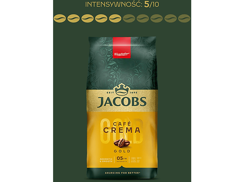 Kawa ziarnista JACOBS Crema 1kg – zdjęcie 3