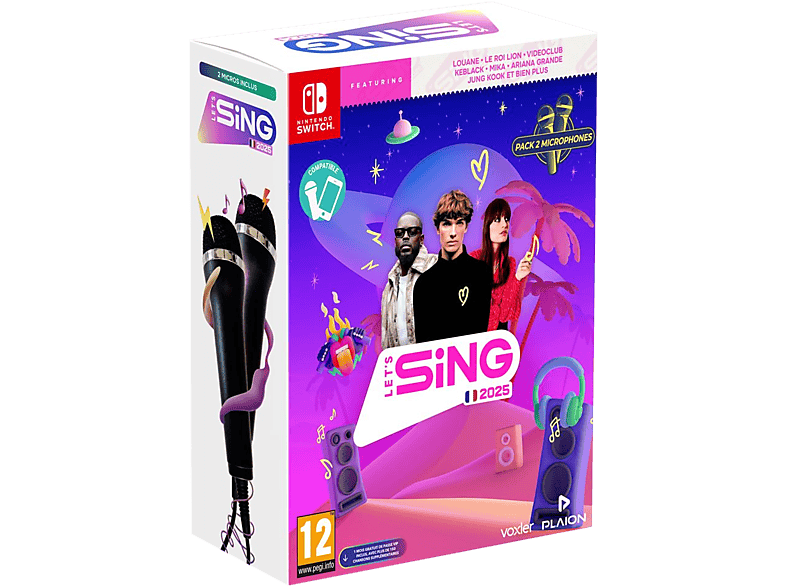 Koch Media Let's Sing 2025 + 2 Micro - Uk/fr Switch (french Songs)