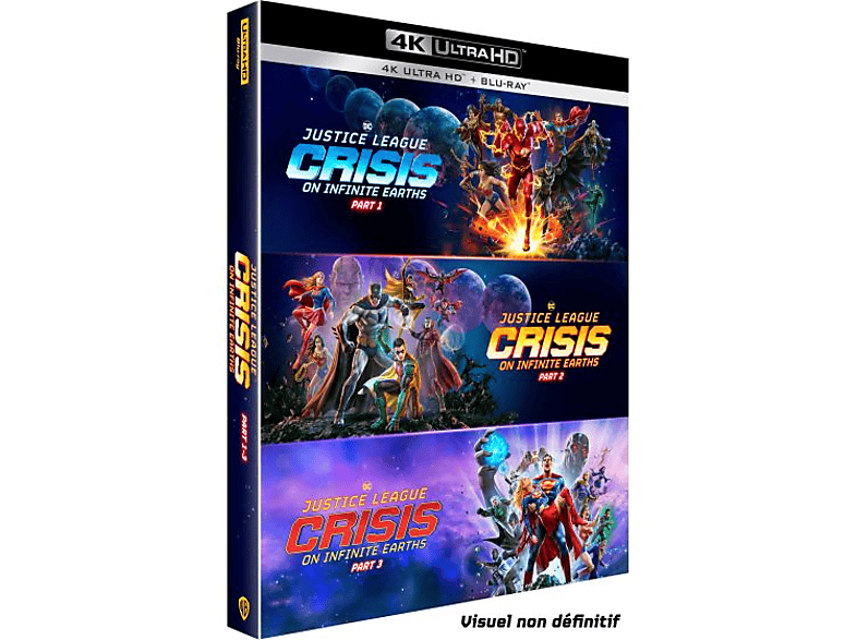 Warner Home Video Justice League: Crisis On Infinite Earths - Parties 1 À 3 4k Blu-ray