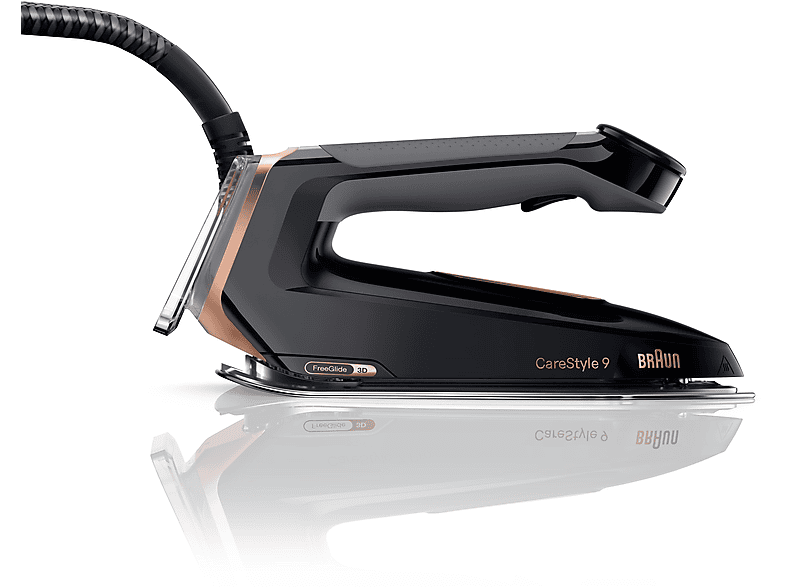 Braun CareStyle 9 IS 9090 BK Dampfbügelstation (9 bar, 2700 Watt, 2 l Wassertank, Schwarz/Kupfer) — Foto 3 von 5