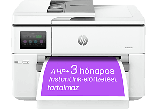 HP OfficeJet Pro 9730e WF multifunkciós színes tintasugaras nyomtató, A3, ADF, Duplex, Wi-Fi, LAN, HP+, 3 hónap Instant Ink (53