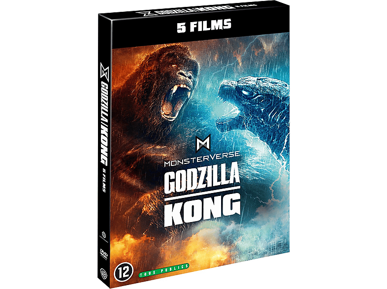 Warner Home Video Godzilla Kong Monsterverse - 5 Films Collection Dvd