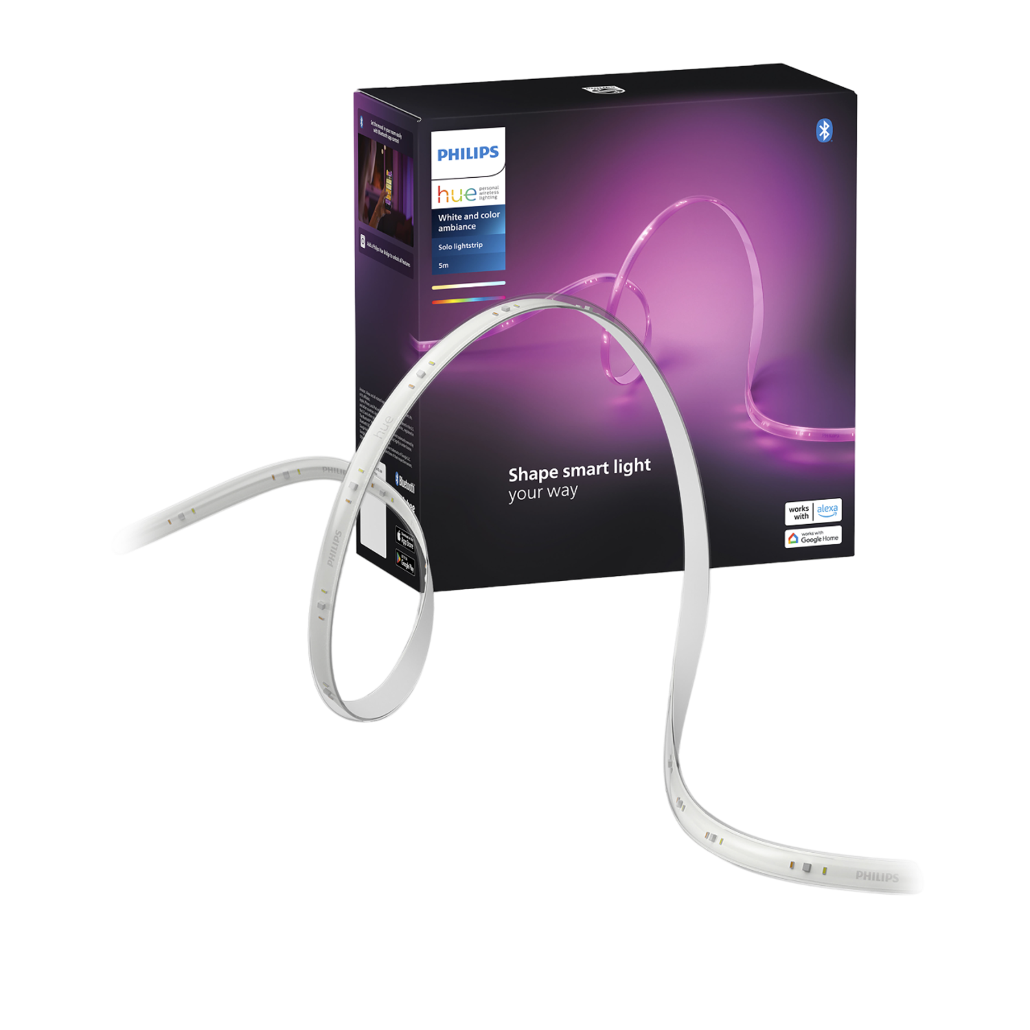 Philips Hue Solo lightstrip - wit en gekleurd licht - 5m