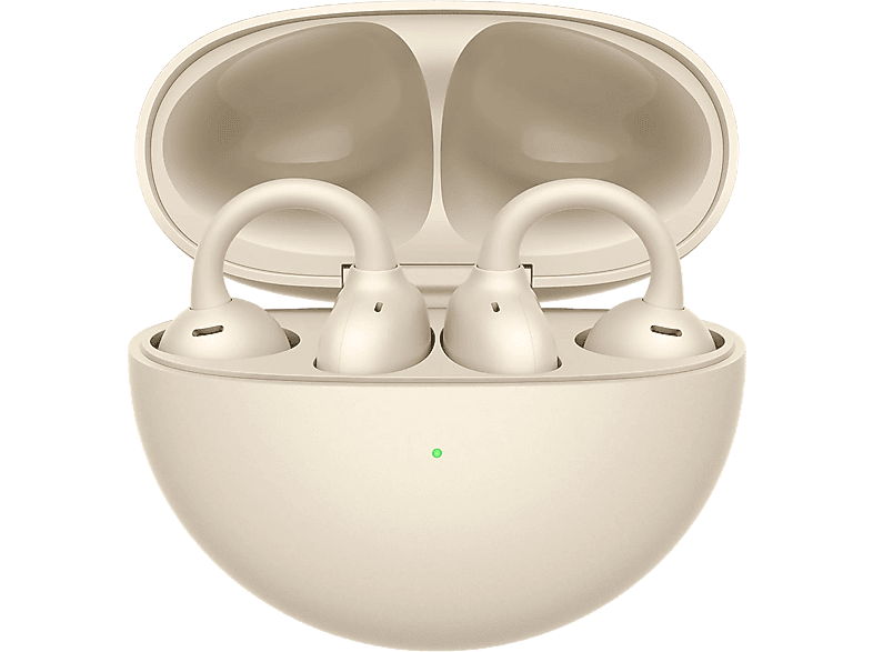 Huawei FreeClip, Autonomía 36 h, Gancho oreja, IA, Beige