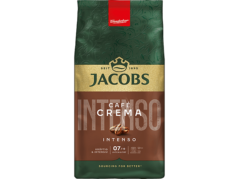 Jacobs Caffe Crema Intenso Kaffeebohnen, 1 kg