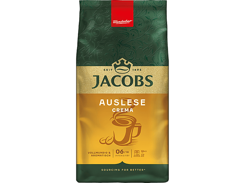 Jacobs Auslese Crema Kaffeebohnen, 1 kg