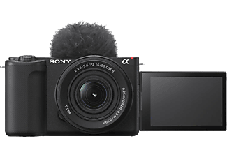 SONY ZVE10M2KB.CEC Vlogkamera váz, 4K + 16-50 mm f3.5-5.6 objektív kit