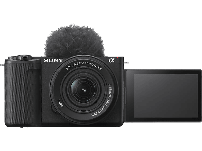 SONY ZVE10M2KB.CEC Vlogkamera váz, 4K + 16-50 mm f3.5-5.6 objektív kit