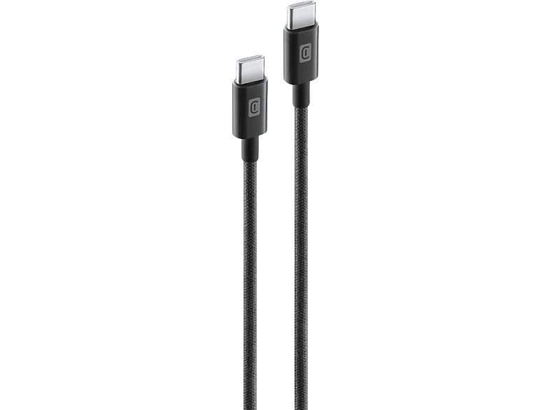 Cable USB-C - CellularLine, 0.6 m, USB C, Universal, Negro