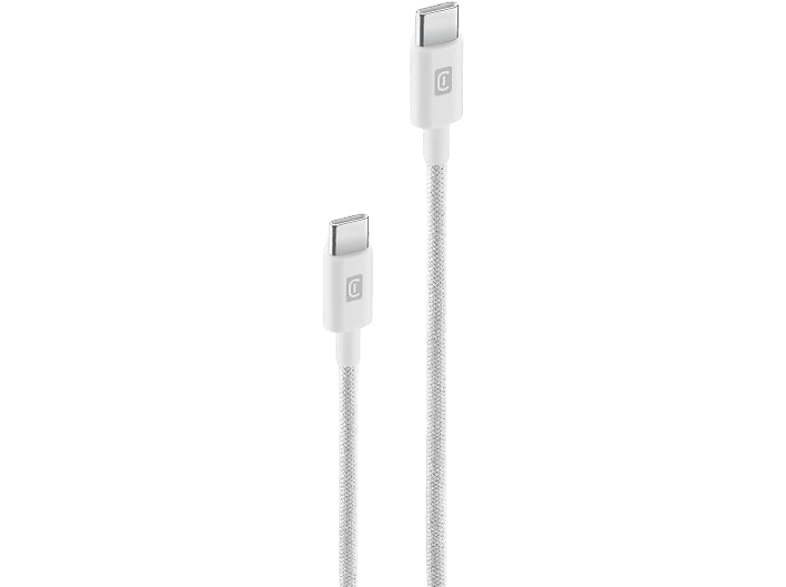 Cable USB-C - CellularLine, 0.6 m, USB C, Universal, Blanco