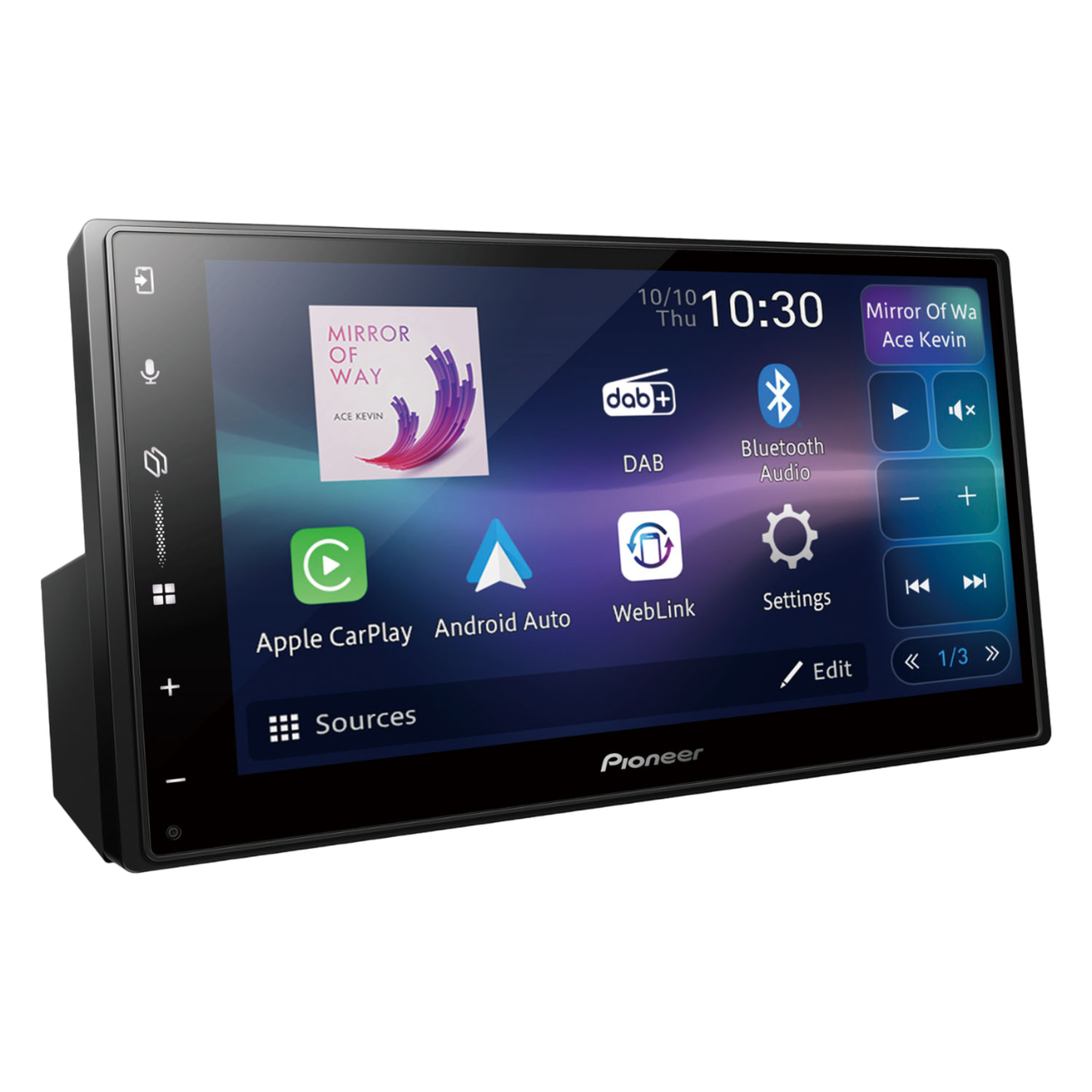 Pioneer SPH-DA77DAB | Multimedia Autoradio met 6.8” Touchscreen - DAB+ - Draadloze Apple CarPlay & Android Auto