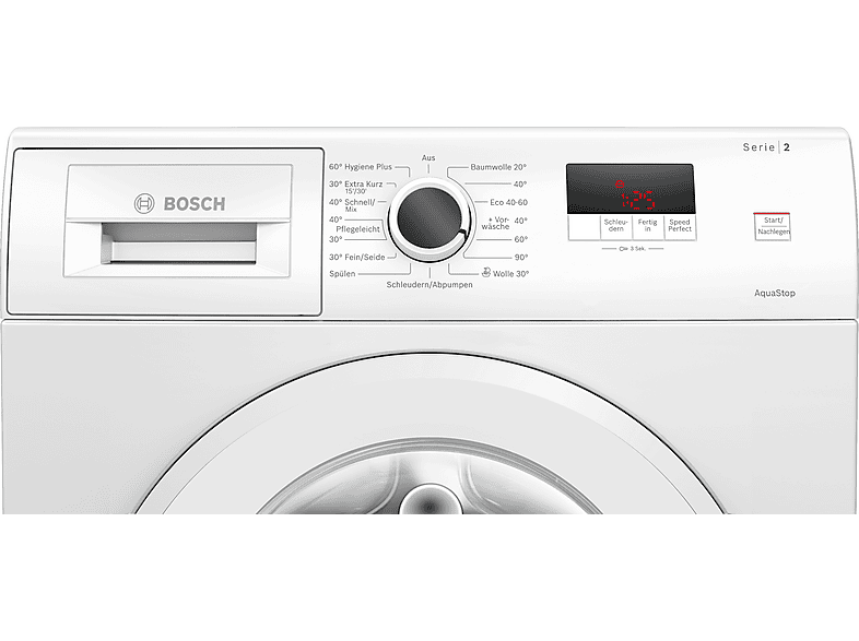 BOSCH WGE02471 Serie 2 Waschmaschine (7 kg, 1400 U/Min., A)