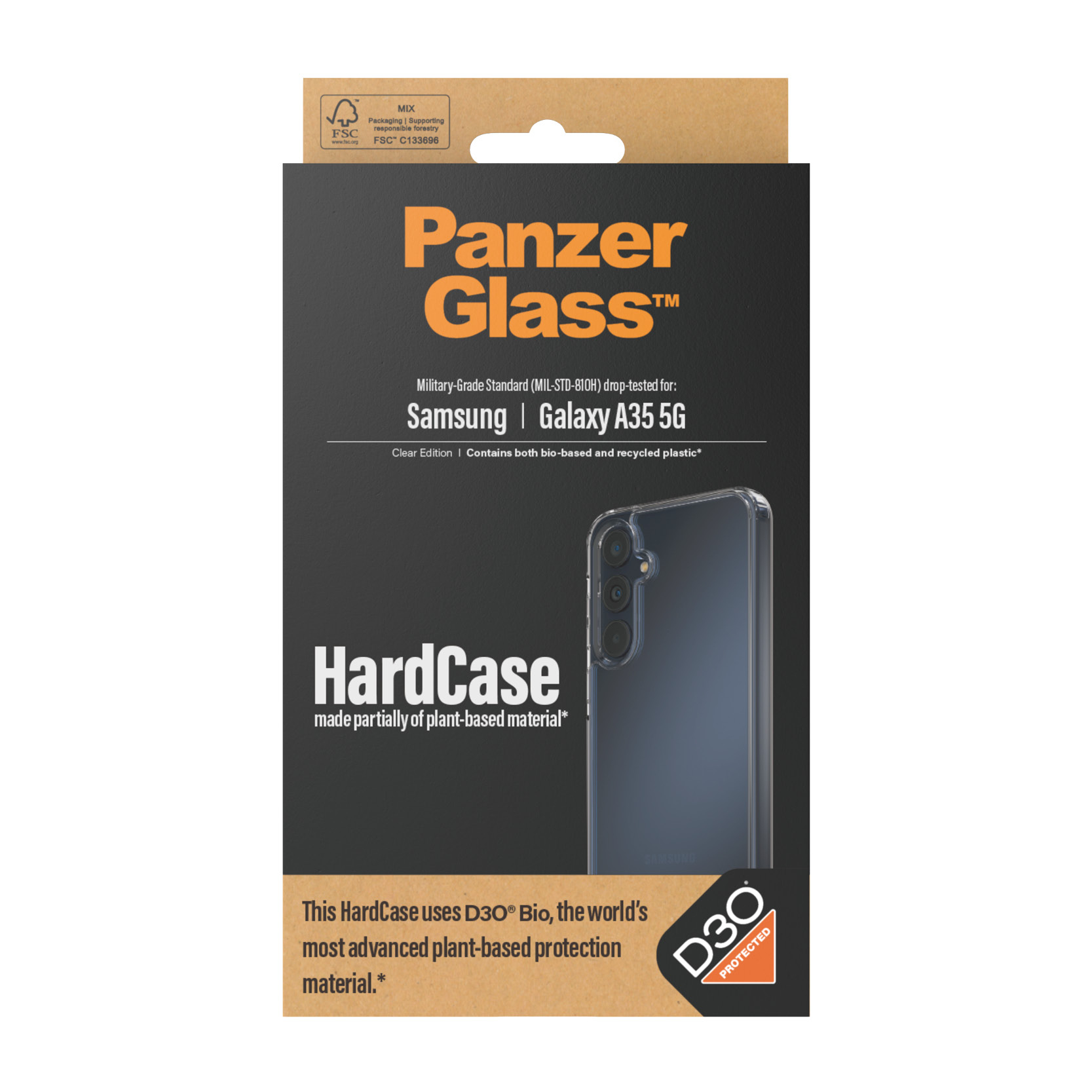 PANZERGLASS Cover HardCase D3O Samsung Galaxy A35 5G Transparant (PZ-0469)