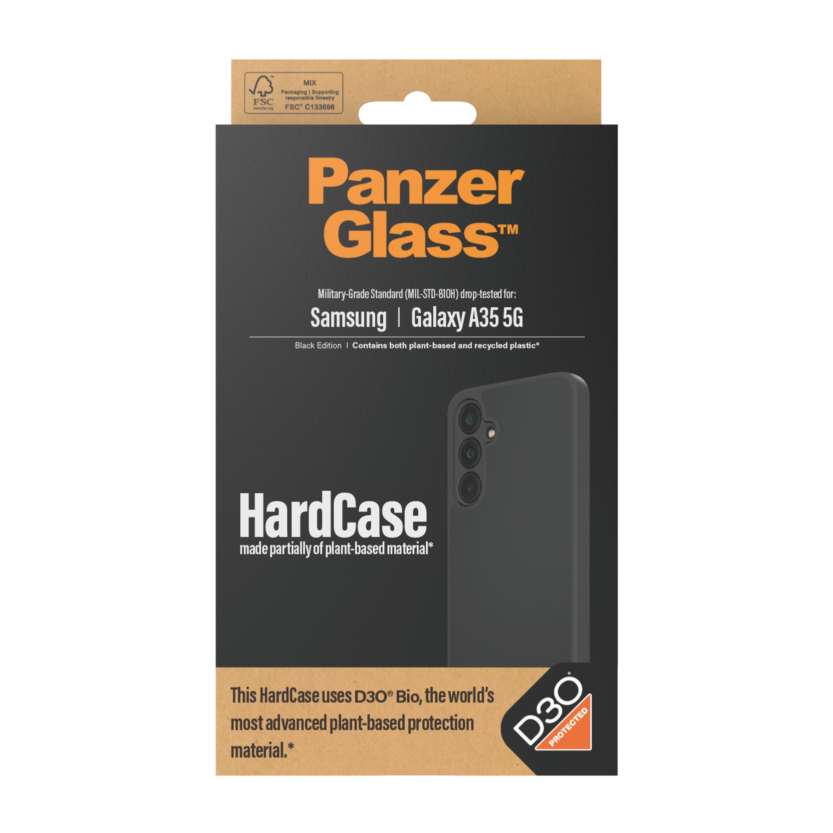 PANZERGLASS Cover HardCase D3O Samsung Galaxy A35 5G Noir (PZ-0472)