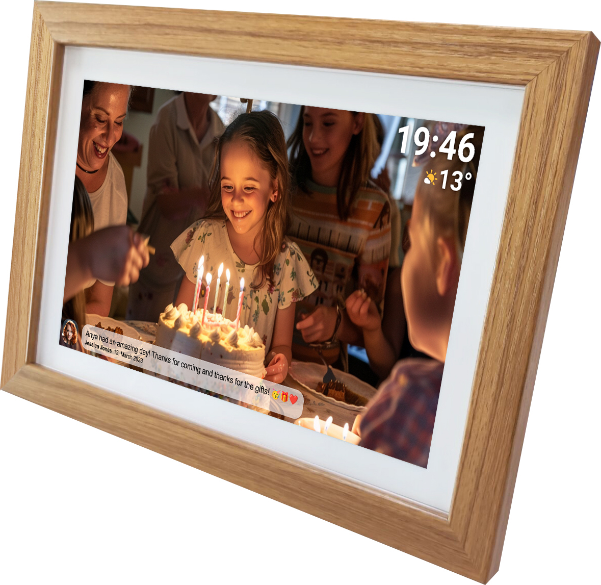 Ultraschallbild Rahmen Mit Countdown - Schwangerschaftsgeschenk Mit Wochenkalender (Holz)