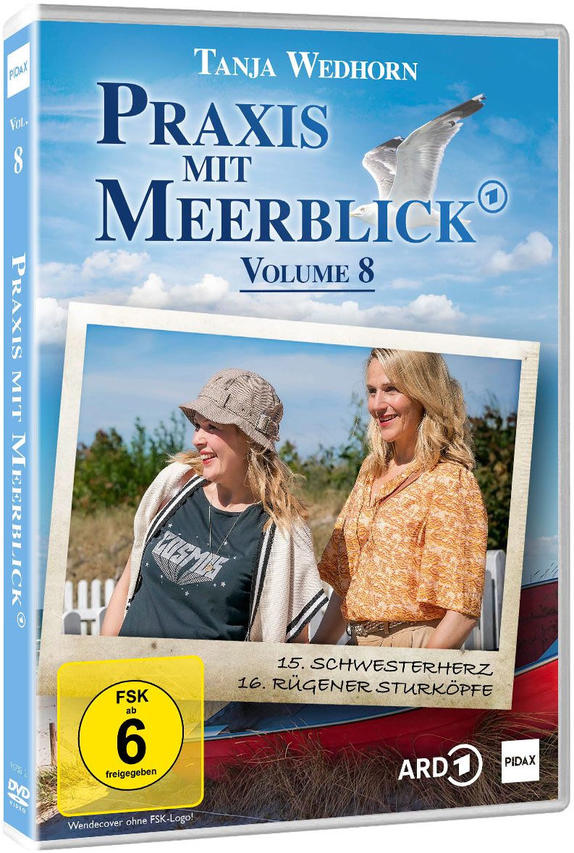 DVD-Cover mit zwei Frauen, einer Möwe und einem Titel.