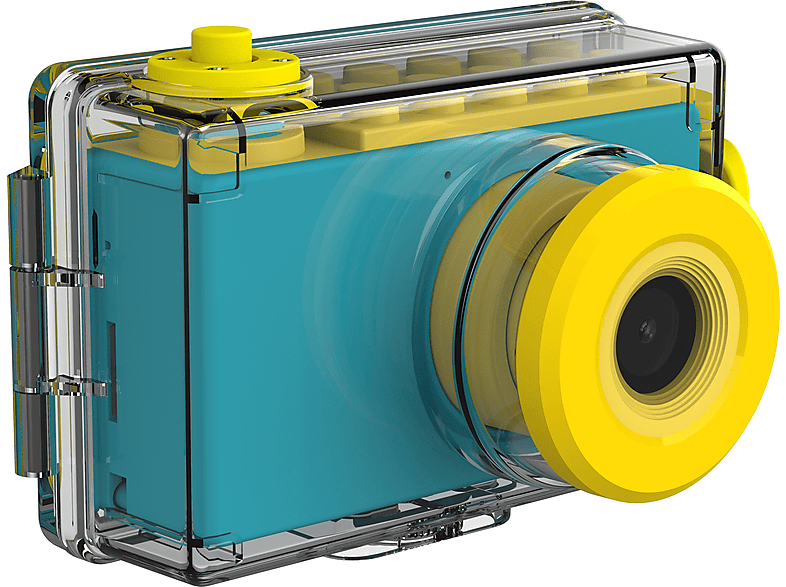 MYFIRST Camera 2 mit wasserdichter Schutzhülle Kinder Digitalkamera Blau, k.A. opt. Zoom, Zoll IPS