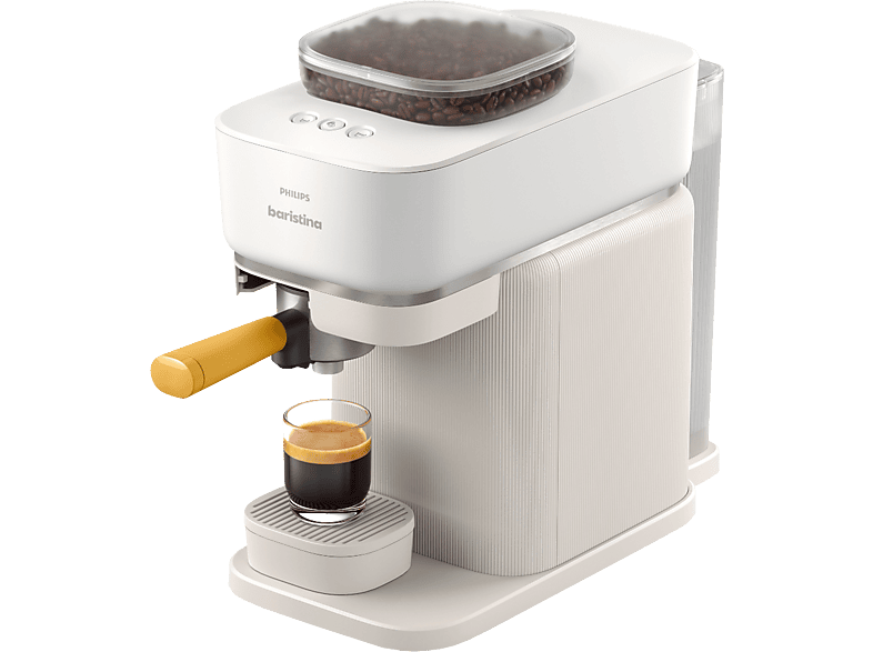 Philips Bar300/03 Baristina White/yellow - Semi Automatische Espressomachine