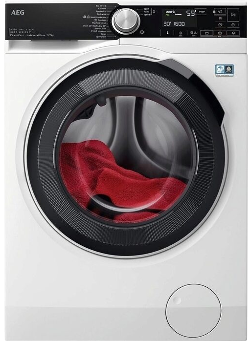 AEG LWR85066OE Mosó és szárítógép, D/A, WIFI, UNIVERSALDOSE, POWERCARE, 11/7kg,1600 f/p, Ökoinverter, Antiallergén prog.gőzzel, Steamrefresh