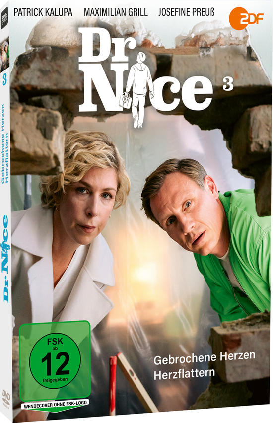DVD-Cover: Zwei Personen schauen den Betrachter an, mit Textüberlagerung.