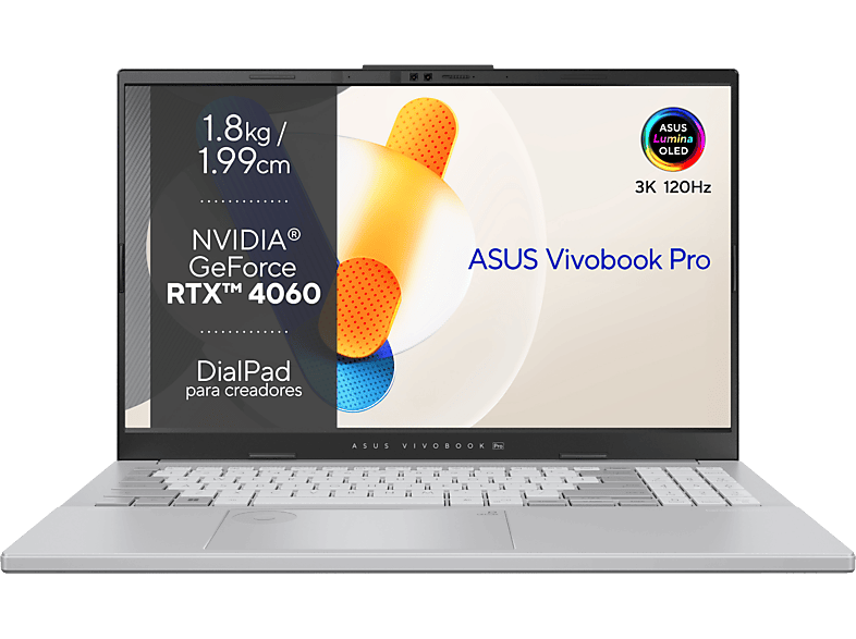 Portátil - ASUS VivoBook Pro 15 OLED N6506MV-MA055W, 15.6