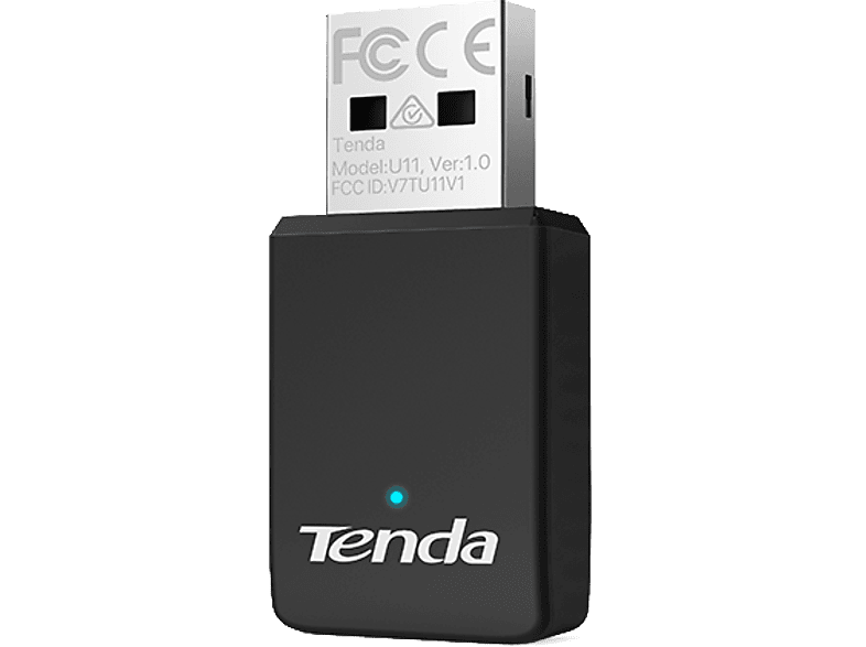 TENDA AX900 kétsávos USB2.0 Wi-Fi 6 adapter, fekete (U11)