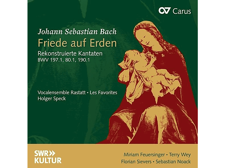 Feuersinger/Wey/Speck/Vocalens. Rastatt/Les Favor. - Friede auf Erden - Rekonstruierte Kantaten - (CD)