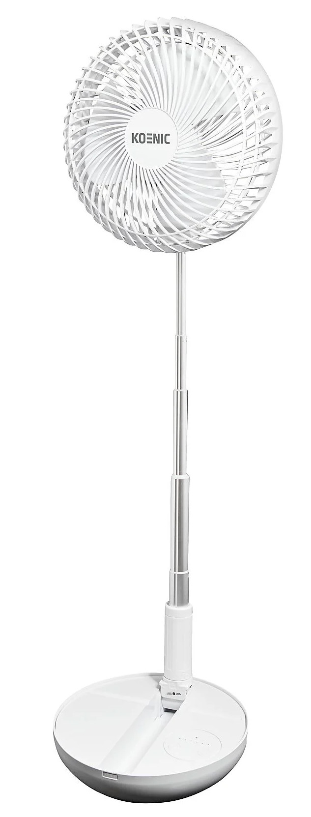 Wentylator bezprzewodowy KOENIC KTF 18422 USB EXPANDABLE TABLE FAN Biały
