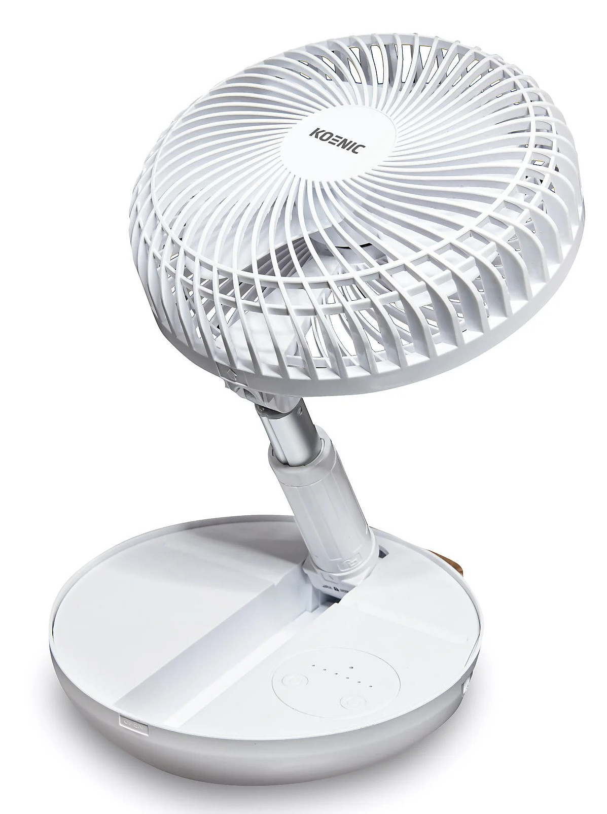 Wentylator bezprzewodowy KOENIC KTF 18422 USB EXPANDABLE TABLE FAN Biały