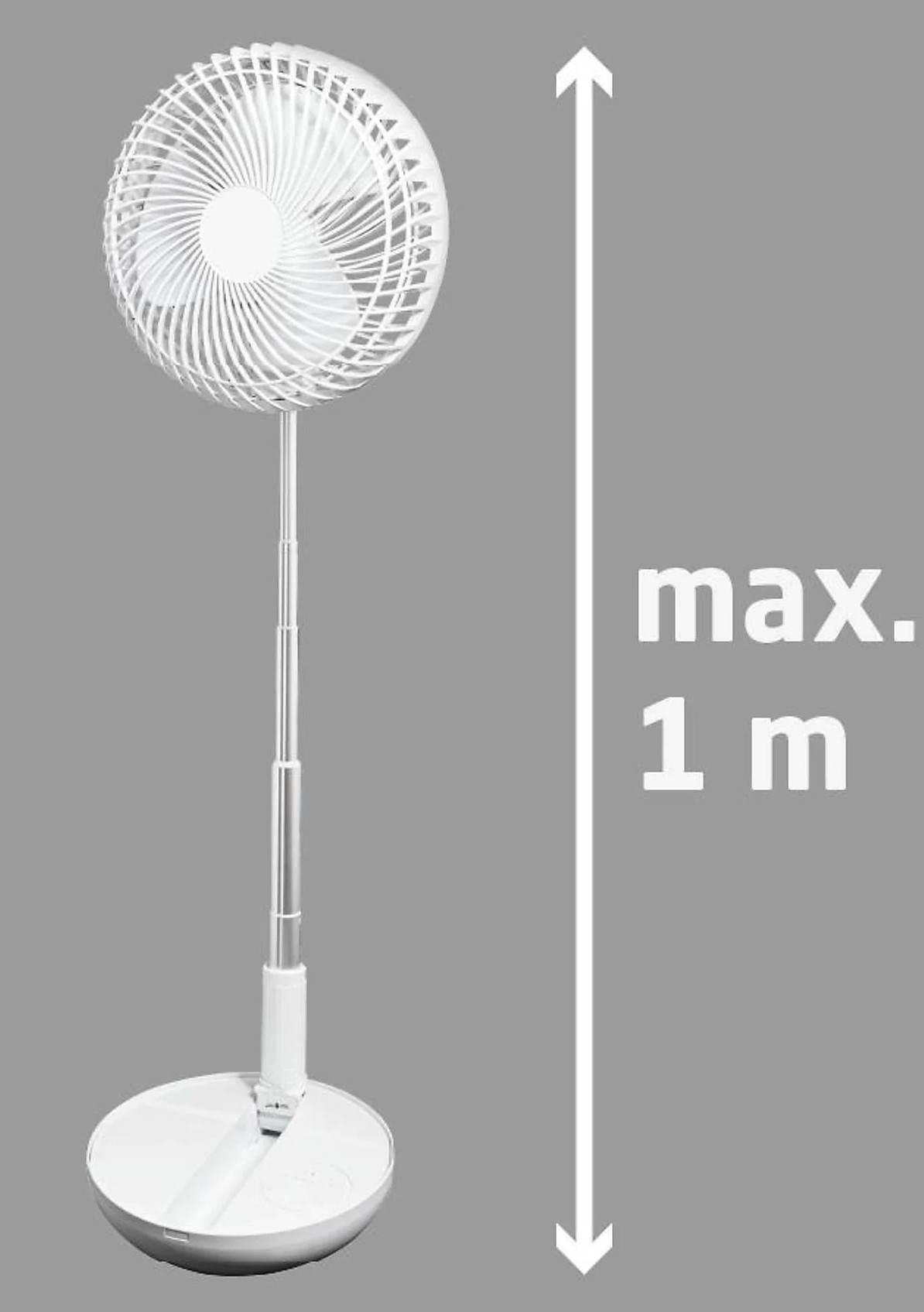 Wentylator bezprzewodowy KOENIC KTF 18422 USB EXPANDABLE TABLE FAN Biały