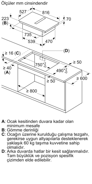 BOSCH PXX875D67E Ankastre Davlumbaz Entegreli Ocak Fiyat & Özellik