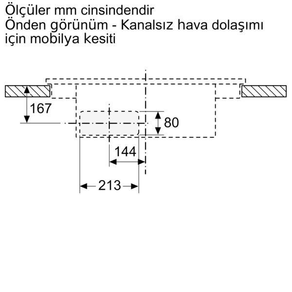 BOSCH PXX875D67E Ankastre  Davlumbaz Entegreli Ocak