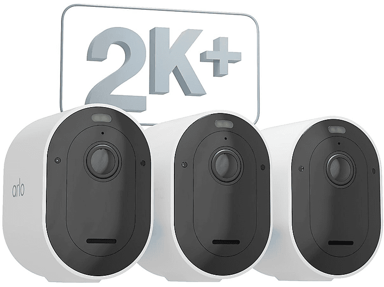 Thumbnail - ARLO Pro 5 2K+, 3er Set, Überwachungskamera