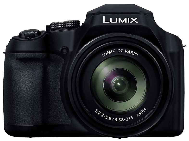 PANASONIC LUMIX FZ82D Bridgekamera Schwarz, 60x opt. Zoom, TFT LCD-Monitor mit statischer Touchkontrolle