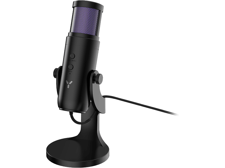 ISY Microfoon Usb Voor Streaming Led Zwart (imi-2000)